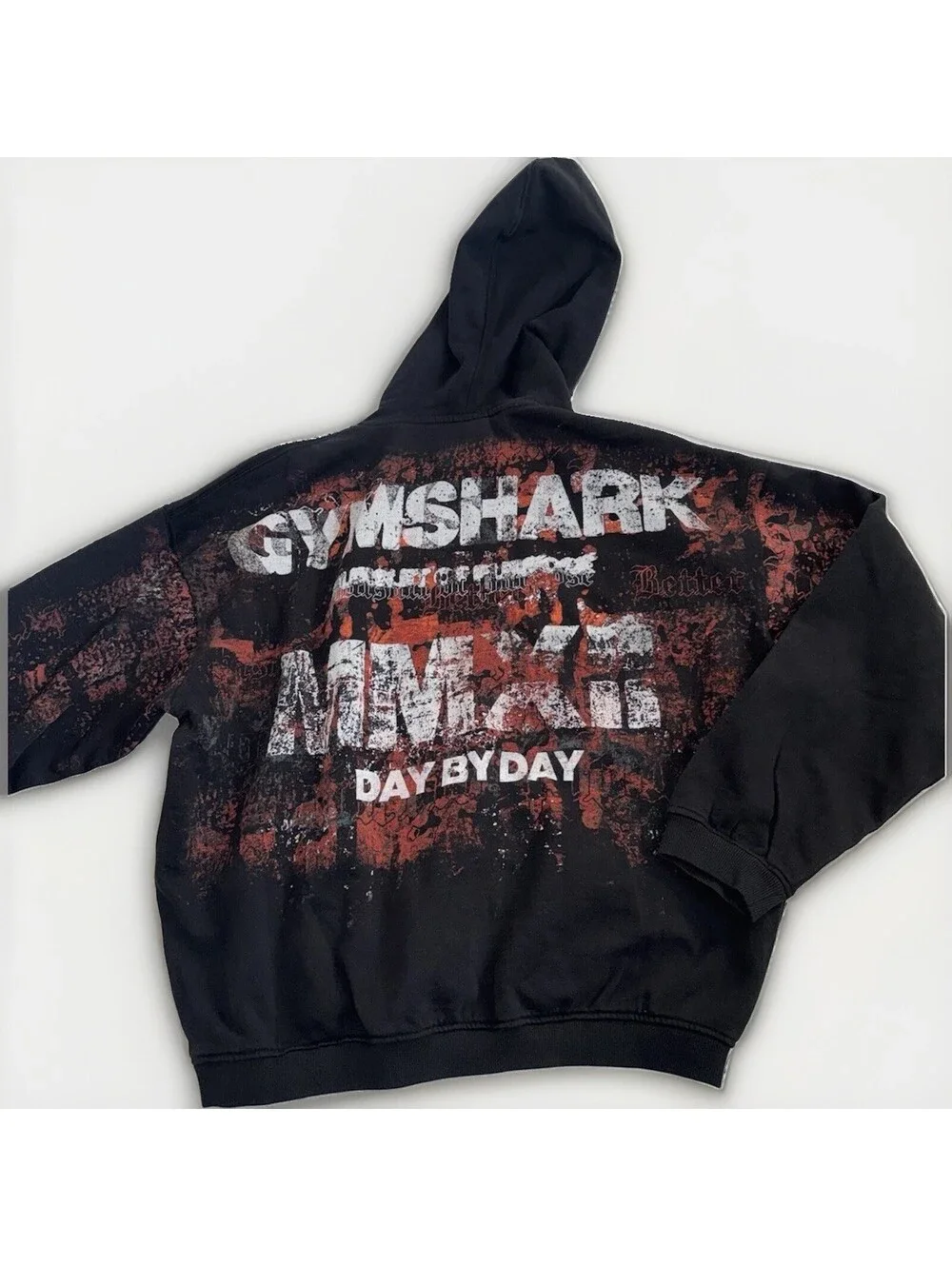 NWOT Gymshark Numerals Hoodie - Black SMALL Brand New